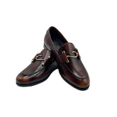 Classic Horsebit Loafers in Rich Brown Leather SH-0023BR