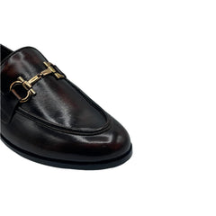 Elegant Brown Horsebit Loafers SH-0024BR