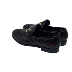 Brown Crocodile Pattern Loafers SH-0020BR