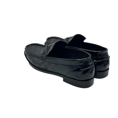 Luxury Black Patterned Loafers SH-0025BL