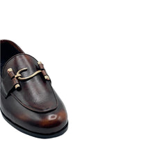 Classic Horsebit Loafers in Rich Brown Leather SH-0023BR