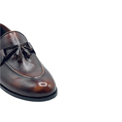 Luxury Leather Tassel Loafers SH-0041BR