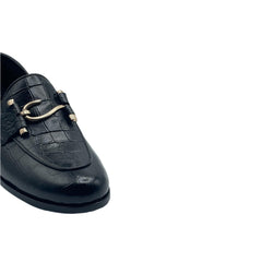 Black Horsebit Loafers SH-0021BL