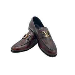 Rich Brown Buckle Loafers SH-002BR