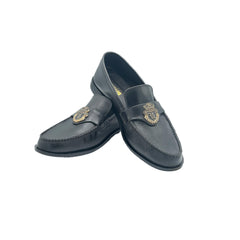 Black Crest Loafers SH-0011BL