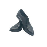 Black Leather Oxford Shoes SH-004BL