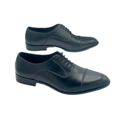 Black Leather Oxford Shoes SH-004BL