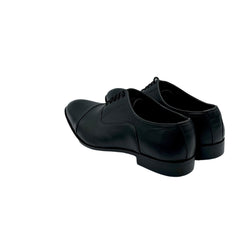 Black Leather Oxford Shoes SH-004BL