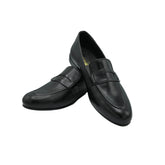 AZARMAN Black Penny Loafers SH-009BL