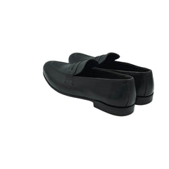 AZARMAN Black Penny Loafers SH-009BL