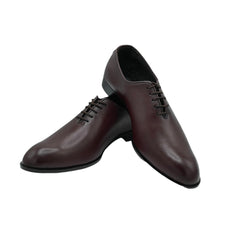 Brown Leather Oxford Shoes SH-0040BR