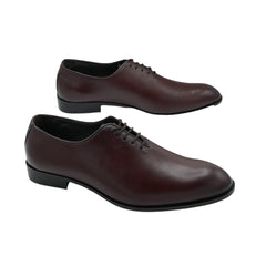 Brown Leather Oxford Shoes SH-0040BR