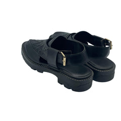 Black Croc Patent Peshawari SD-502BL