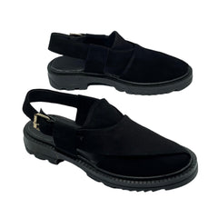 Black Suede Peshawari SD-506BL