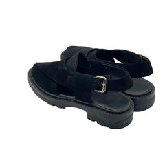 Black Suede Peshawari SD-506BL