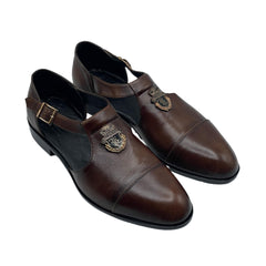Brown Emblem Sandals SD-516BR