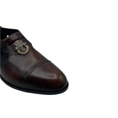 Brown Emblem Sandals SD-516BR