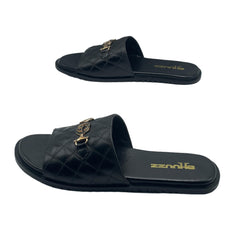 Gucci Black Quilted Slides SLP-0061BL