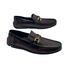 Burgundy Bit Loafers LF-0039BR