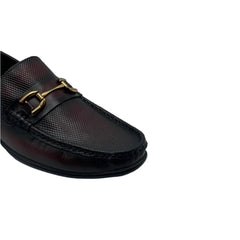 Burgundy Bit Loafers LF-0039BR