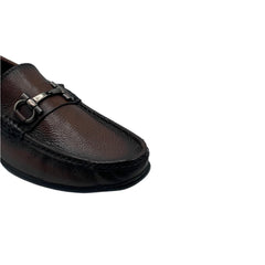 Brown Gancini Loafers LF-0028BR