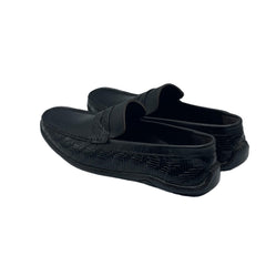 Black Textured Loafers LF-0024BL
