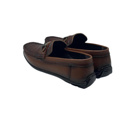 Brown Crocodile Loafers LF-0020BR
