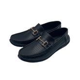 Black Gancini Loafers SH-0028BL