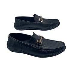 Black Gancini Loafers SH-0028BL