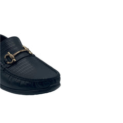Black Gancini Loafers SH-0028BL