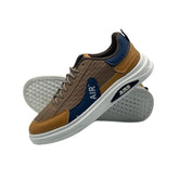 Brown & Navy Fashion Sneakers JG-101BR
