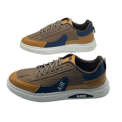 Brown & Navy Fashion Sneakers JG-101BR