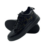 Black Designer Sneakers JG-102BL
