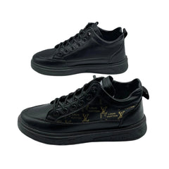 Black Designer Sneakers JG-102BL