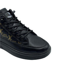Black Designer Sneakers JG-102BL
