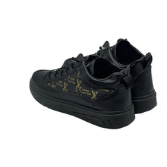 Black Designer Sneakers JG-102BL