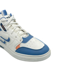 White & Blue Fashion Trainers JG-105BU