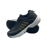 Charcoal & Gold Sports Grippers JG-106BL