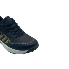 Charcoal & Gold Sports Grippers JG-106BL