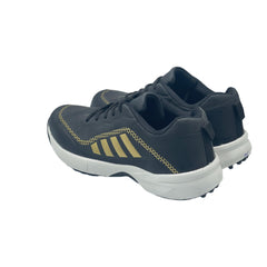 Charcoal & Gold Sports Grippers JG-106BL