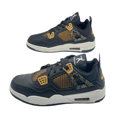 Black & Gold Retro Jordans JG-108BL