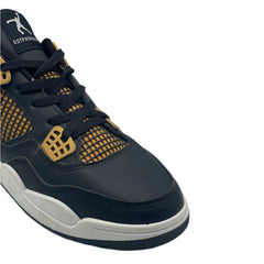 Black & Gold Retro Jordans JG-108BL