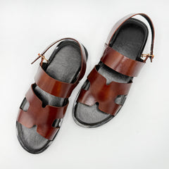 Artisan Leather Strappy Sandals 001124