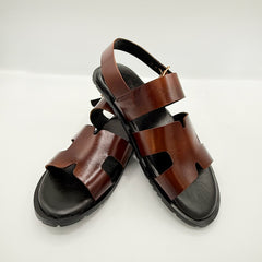 Artisan Leather Strappy Sandals 001124