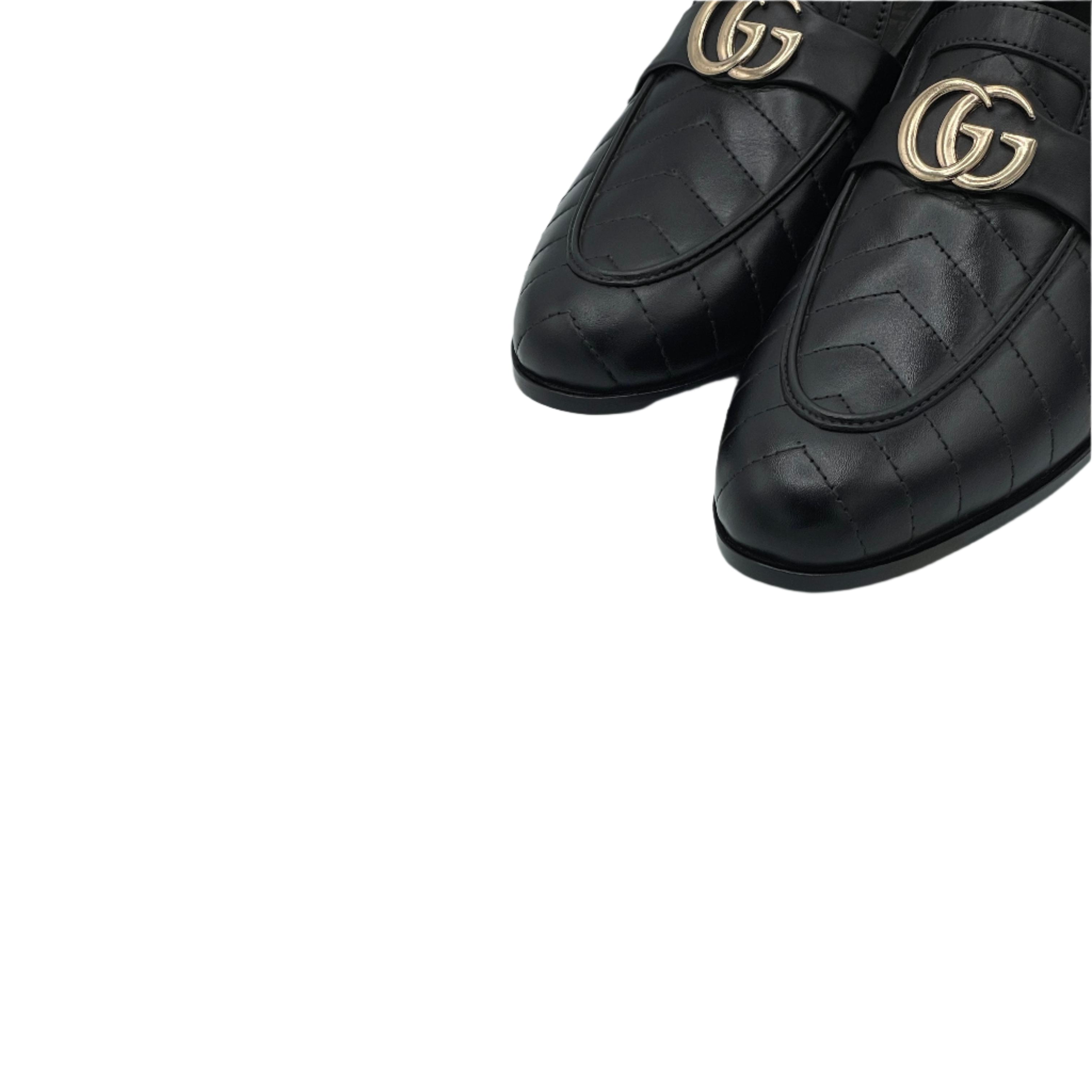 Gucci Black GG Loafers SH-001BL