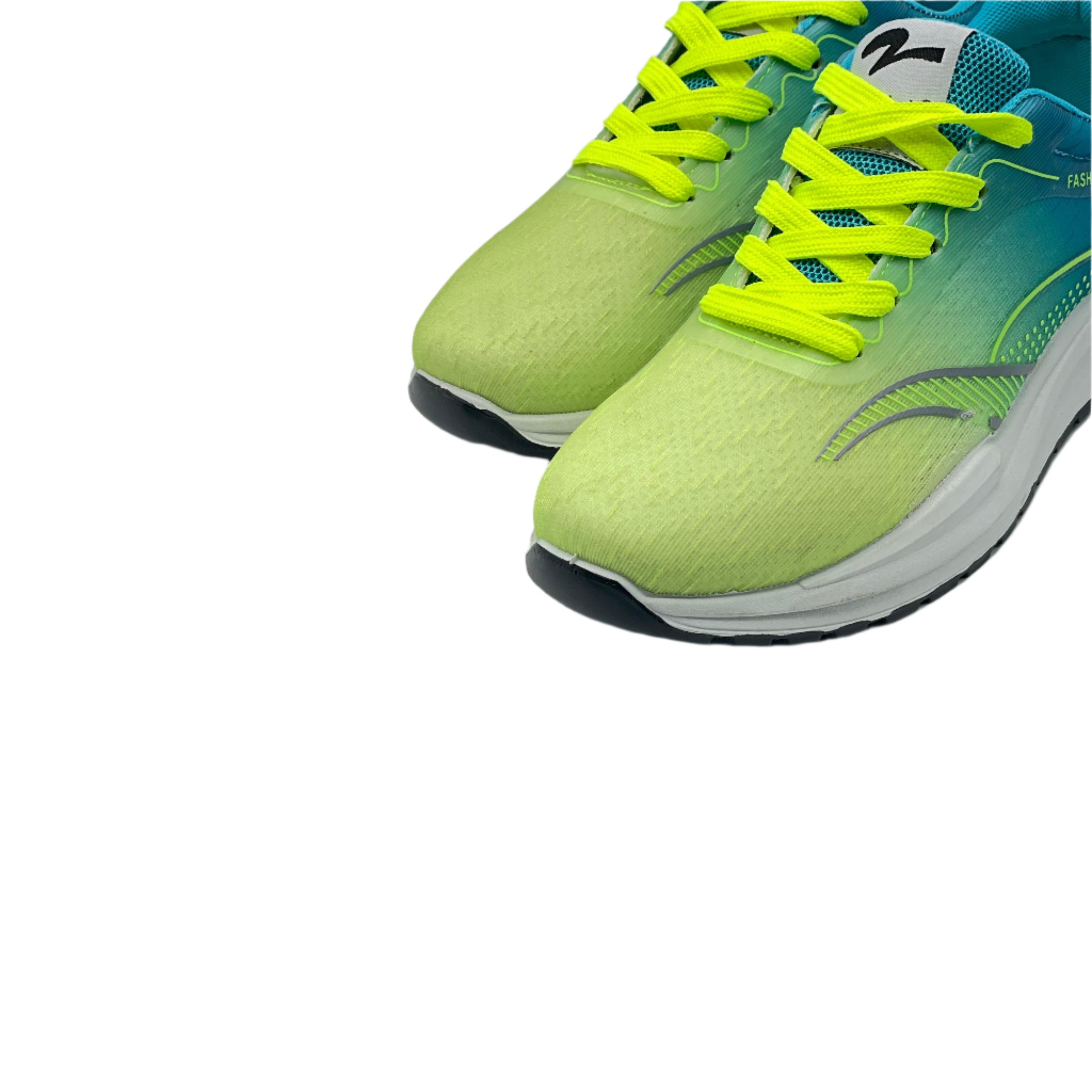 Teal & Lime Gradient Runners JG-107BUPT