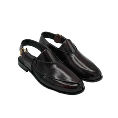 Brown Leather Peshawari Chappals SD-525BR