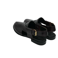 Brown Leather Peshawari Chappals SD-525BR